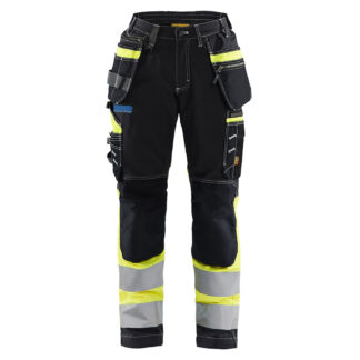 Byxa varsel dam svart/varselgul